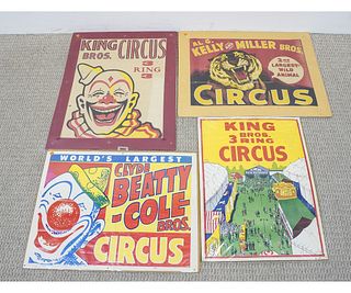 Four Circus Posters