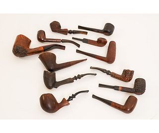 Collection of Twelve Smoking Pipes