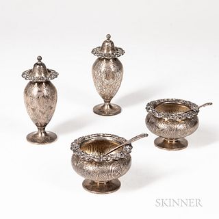 Tuttle Sterling Silver Salts and Casters