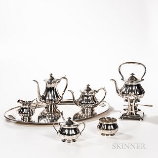 Arthur Stone Seven-piece Sterling Silver Tea and Coffee Service