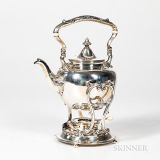 Gorham Sterling Silver Tea Kettle on Stand