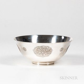 S. Kirk & Son Four Seasons Pattern Sterling Silver Bowl