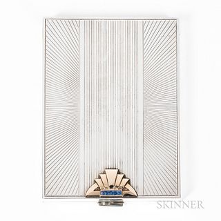 Tiffany & Co. Art Deco Sterling Silver Cigarette Case