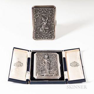 Two Thai Silver Cases
