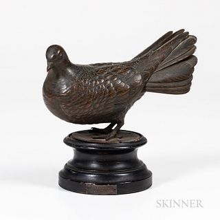 Bronze Model of a Pigeon