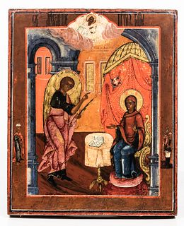 Russian Icon of the Annunciation