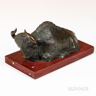 Hecht Bronze Model of a Bull