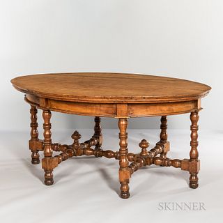 Provincial Fruitwood Center Table