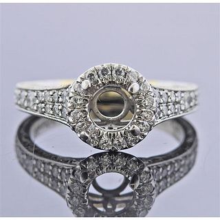 Gabriel &amp; Co 14k  Gold Diamond Engagement Ring Setting
