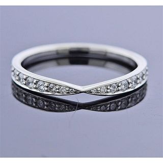 Tiffany &amp; Co Harmony Platinum Diamond Ring