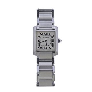 Cartier Tank Francaise Steel Watch 2301