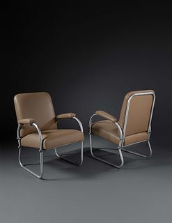 Warren McArthur
(American, 1885-1961)
Pair of Lounge Chairs