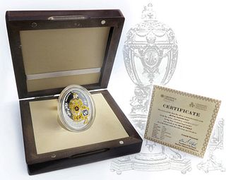 Faberge Royal Danish Silver Coin