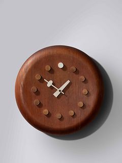 George Nelson & Associates 
(American, 1908-1986)
Stool Seat Wall Clock, model 7512