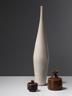 Stig Lindberg and Berndt Friberg
(Swedish, 1916-1982 | Swedish, 1899-1981)
Collection of Three Vases