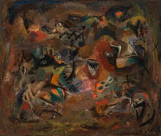 Ary Stillman
(American, 1891-1967)
Walpurgisnacht (Night of the Witches), 1946