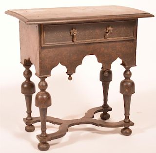 William and Mary Style Miniature Lowboy.