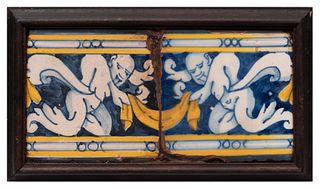 Set of tiles; Toledo; XVII century.
Ceramic