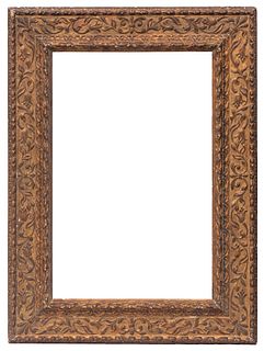 Frame; Italy, XVIII century.
Carved and gilded wood.