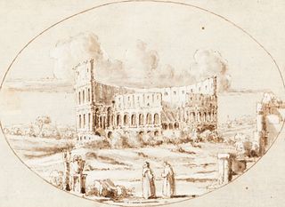 Italian school; first third of the 18th century.
"The Colosseum".