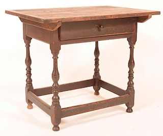 PA Late 18th Century Mixed Wood Tavern Table.