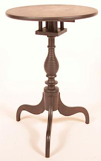American Federal Cherry Tilt Top Candle stand.