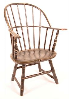 Pennsylvania Sack Back Windsor Child's Chair.