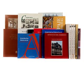Libros sobre arquitectura e Ingenieria.  El Palacio de Minería / El Palacio de Comunicaciones / Cuarenta Años del Inst. de Ingeniería.