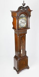 Archibald Coates Wigan George III Mahogany Grandmother's Clock, 18th Century