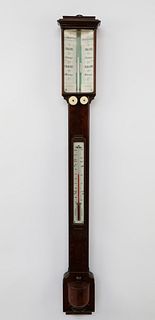 Regency Mahogany Stick Barometer, 1st Quarter of the 19th Century
