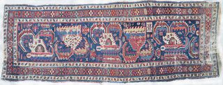 Antique Caucasian Kuba Kazak Carpet, circa 1880