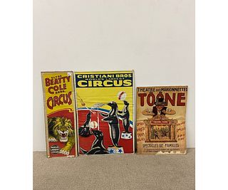 Three Circus Posters