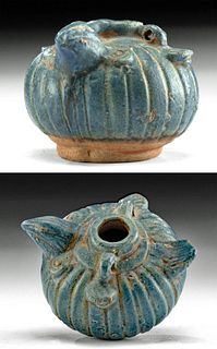 Thai Sawankhalok Glazed Pottery Bird Vessel, ex-Museum