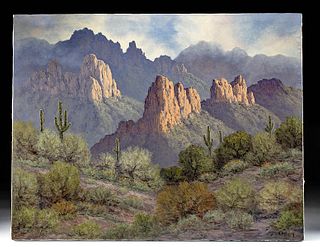Suzanne Nyberg Painting - Desert Landscape - 2000s