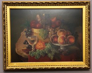 Seth Wyman Steward (1844-1927) Table of Fruit