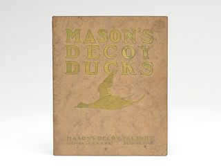 Original Mason Decoy Factory catalog, Detroit, Michigan, circa 1900.