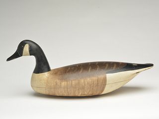Well carved Canada goose, Nathan Rowley Horner, West Creek, New Jersey.