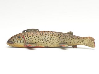 Rare brown trout, Oscar Peterson, Cadillac, Michigan, 1st quarter 20th century.