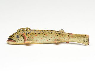 Brook trout, Oscar Peterson, Cadillac, Michigan, 1st half 20th century.