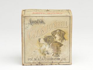 Two piece shotgun shell box, Austin Powder Company.