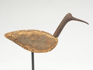 Outstanding root head curlew, from Harker's Island, North Carolina, last quarter 19th century.