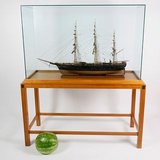 Detailed Model of the American Clipper Ship Lightning, 19th Century