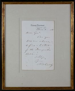 1865 Abraham Lincoln Inauguration Letter