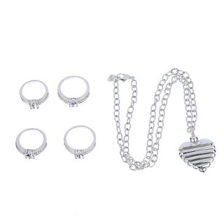 SWAROVSKI - thirty-three items of jewellery. To include necklaces, rings, bracelets and earrings. Mo