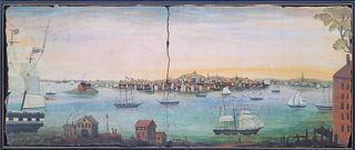 Kevin Paulson Mural "Boston Harbor in the 18th Century"