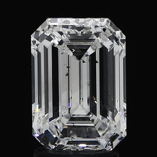 2.6 ct., D/SI1, Emerald cut diamond, unmounted, IM-339-093