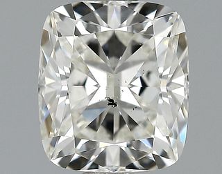 1.5 ct., J/SI1, Cushion cut diamond, unmounted, IM-90-044-06