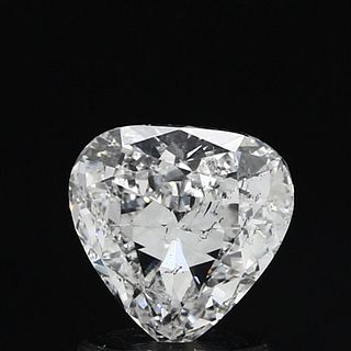 0.98 ct., F/SI2, Heart cut diamond, unmounted, BB-1372