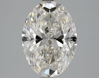 3.51 ct., J/SI2, Oval cut diamond, unmounted, PK1193