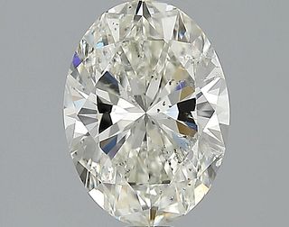 2.01 ct., K/SI2, Oval cut diamond, unmounted, PK1367